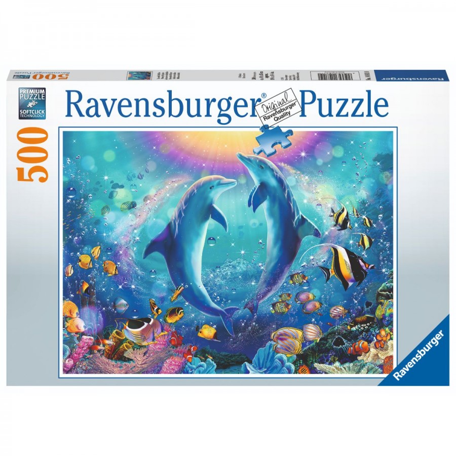 Ravensburger Puzzle 500 Piece Dancing Dolphins