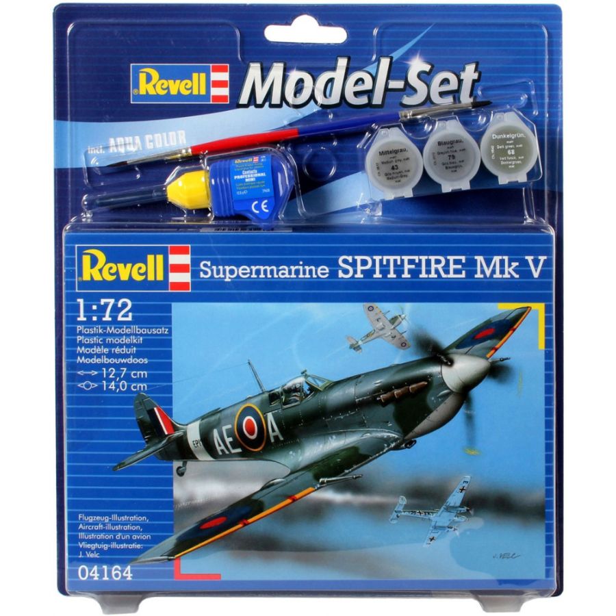 Revell Model Kit Gift Set 1:72 Spitfire MK V
