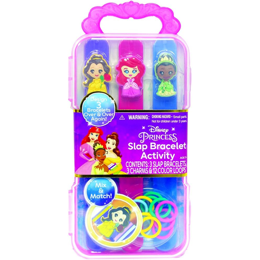 Disney Princess Snap Bracelets In Carry Case