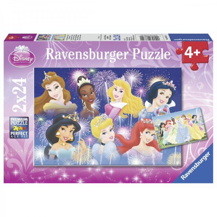 Ravensburger Puzzle Disney 2x24 Piece Disney Princess Gathering