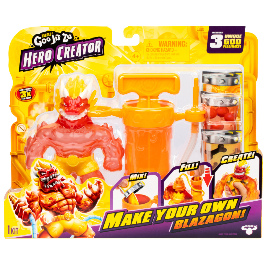 Heroes Of Goo Jitzu Series 11 Goo Extreme Hero Creator Pack Assorted