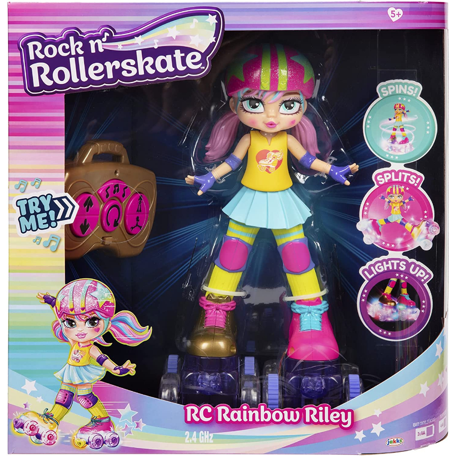 Rock n Rollerskate Radio Control Rainbow Riley