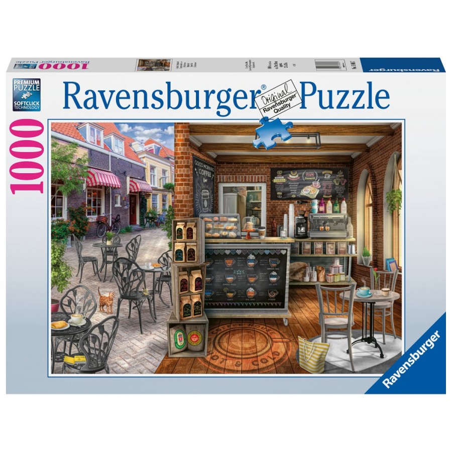 Ravensburger Puzzle 1000 Piece Quaint Cafe Puzzle