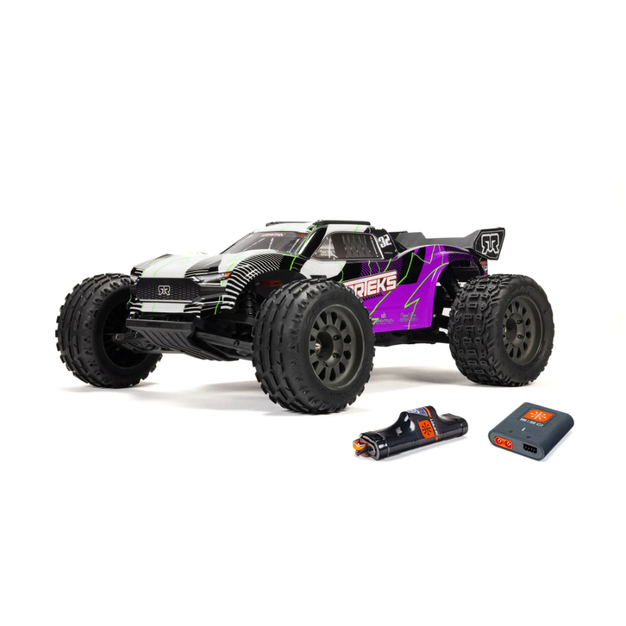 Arrma Radio Control 1:10 Vorteks MEGA 550 2WD Stadium Truck Purple RTR