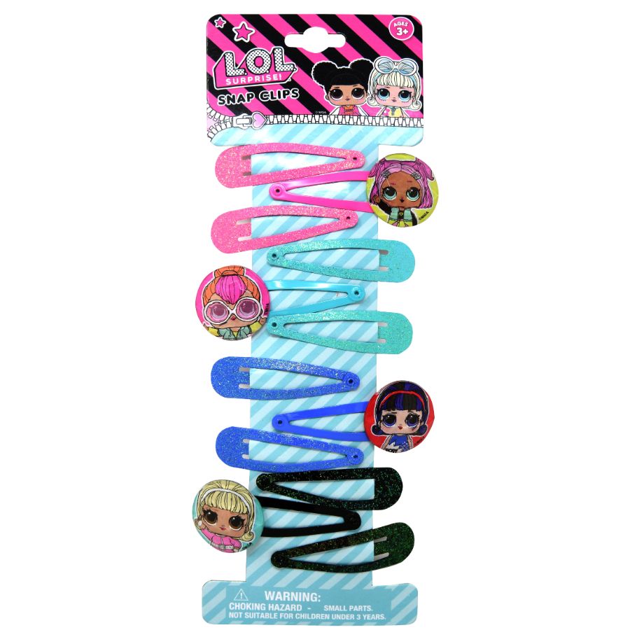 LOL Surprise Snap Hair Clips 12 Pack