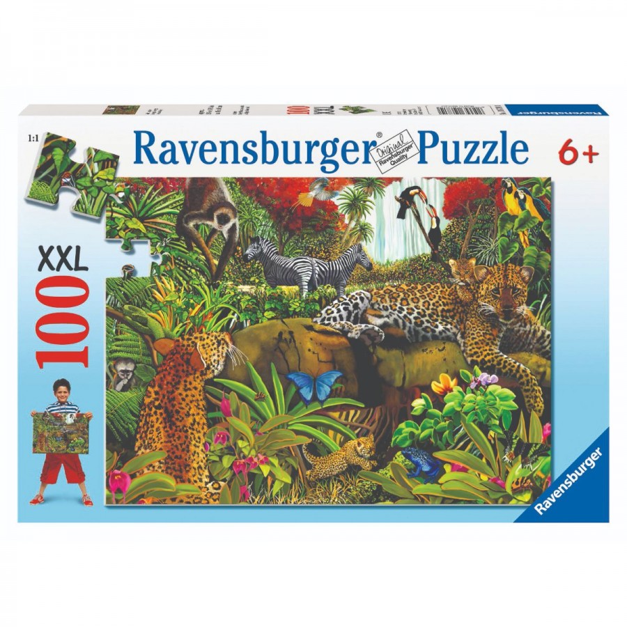 Ravensburger Puzzle 100 Piece Wild Jungle