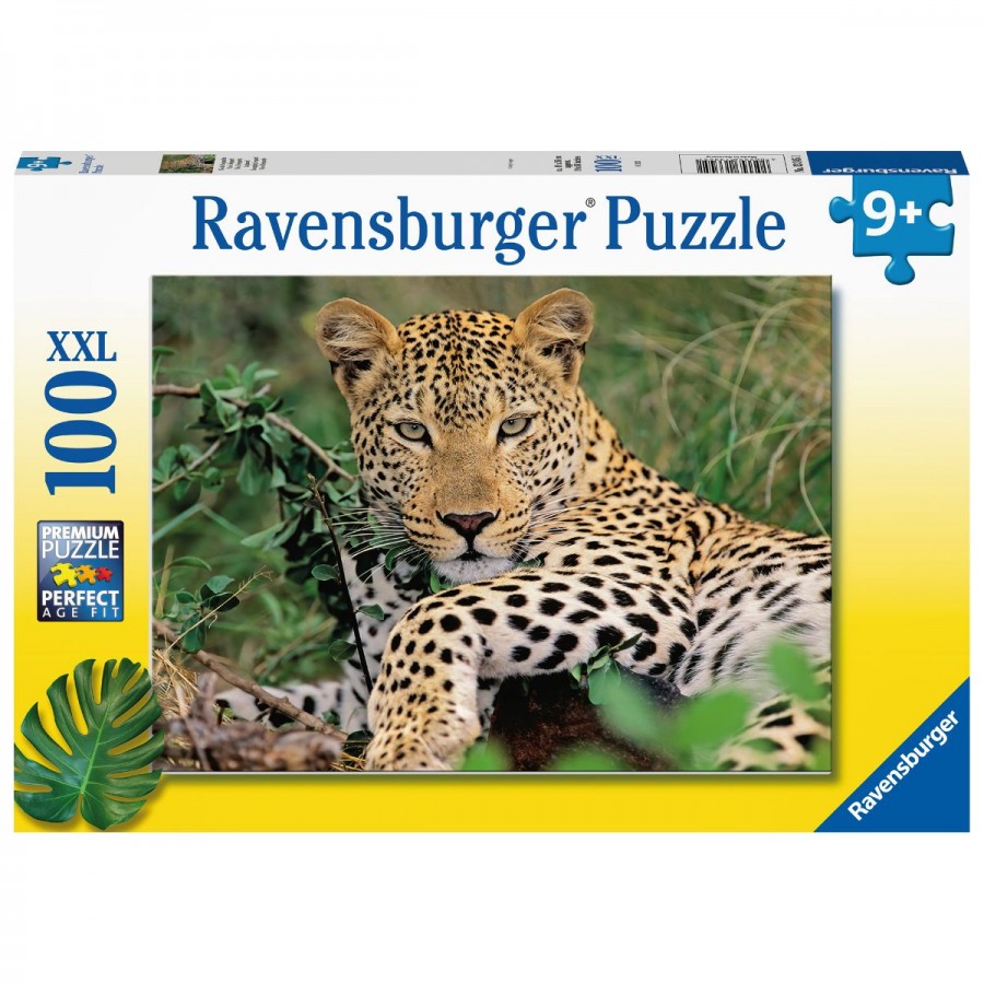 Ravensburger Puzzle 100 Piece Lounging Leopard