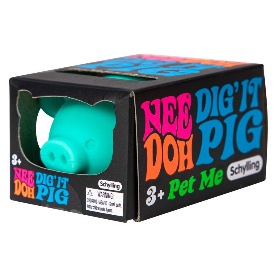 Schylling Nee-Doh Dig It Pig Assorted