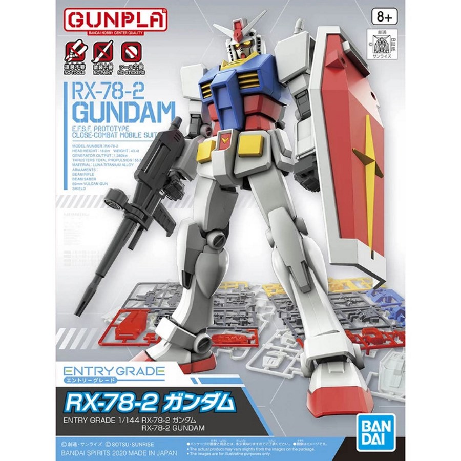 Gundam Model Kit 1:144 Entry Grade RX-78-2 Gundam