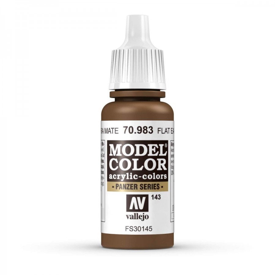 Vallejo Acrylic Paint Model Colour Flat Earth 17ml