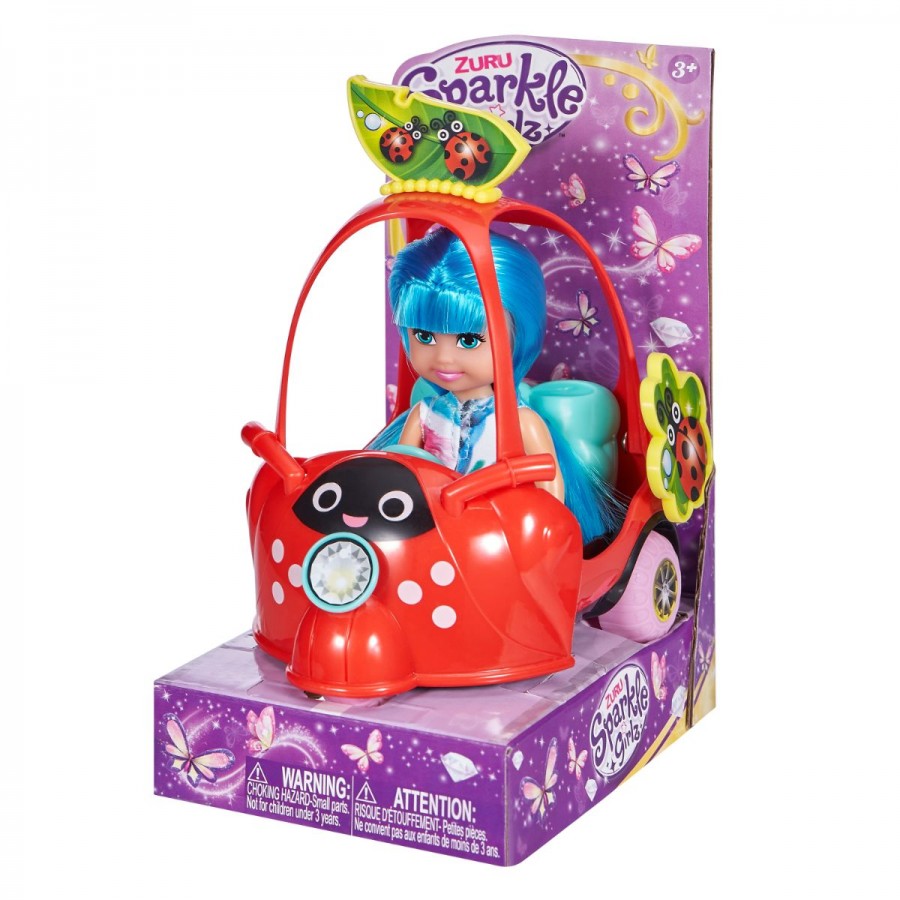 Sparkle Girlz Doll & Mini Coupe Assorted