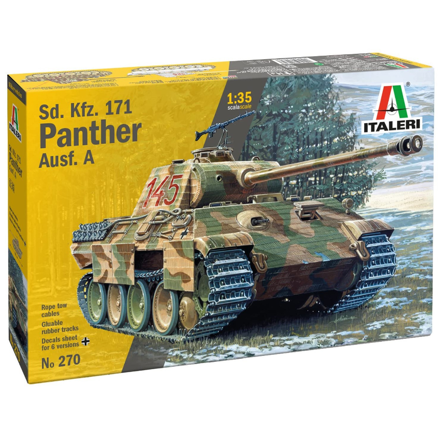 Italeri Model Kit 1:35 Sd Kfz 171 Panther Ausf A