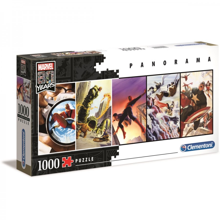 Clementoni Disney Puzzle Marvel 80th Anniversary Panorama 1000 Pieces