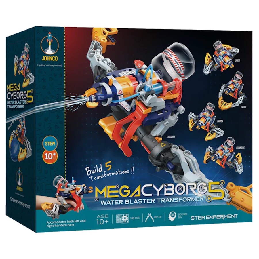 Mega Cyborg 5 Water Blaster Transformer