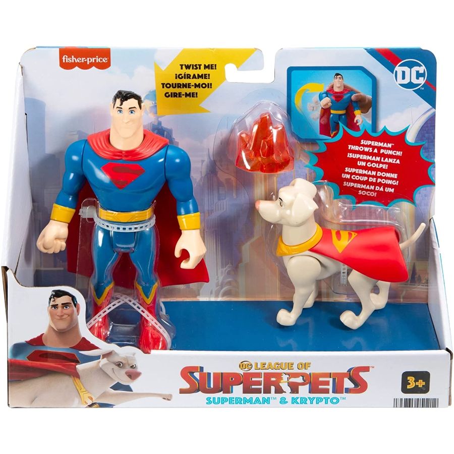 DC League Of Super Pets Hero & Pet Assorted