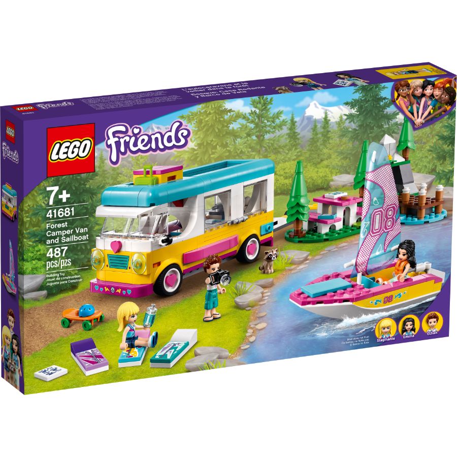 LEGO Friends Forest Camper Van & Sailboat