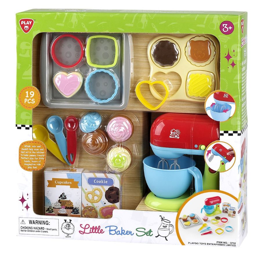 Little Baker Set With Electronic Mixer & Accessories 19 Pieces