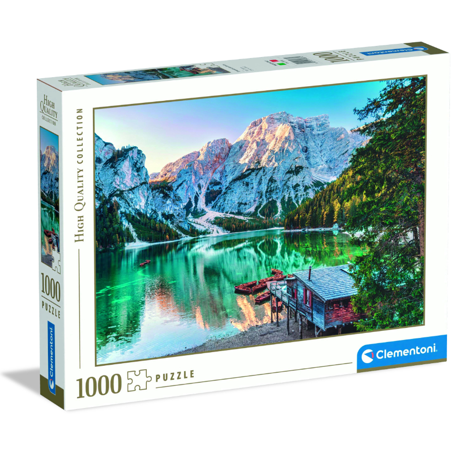 Clementoni 1000 Piece Puzzle Emerald Lake Braies