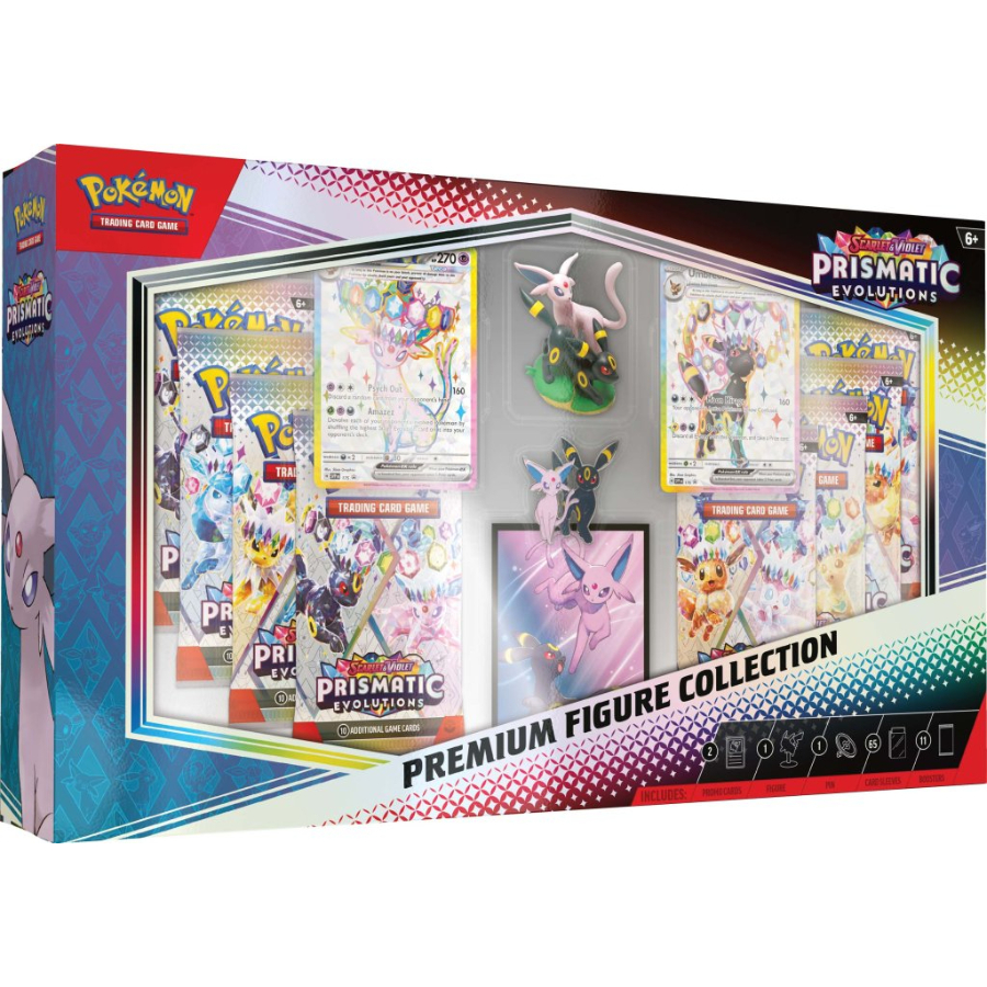 Pokemon TCG Scarlet & Violet Prismatic Evolutions Premium Figure Collection