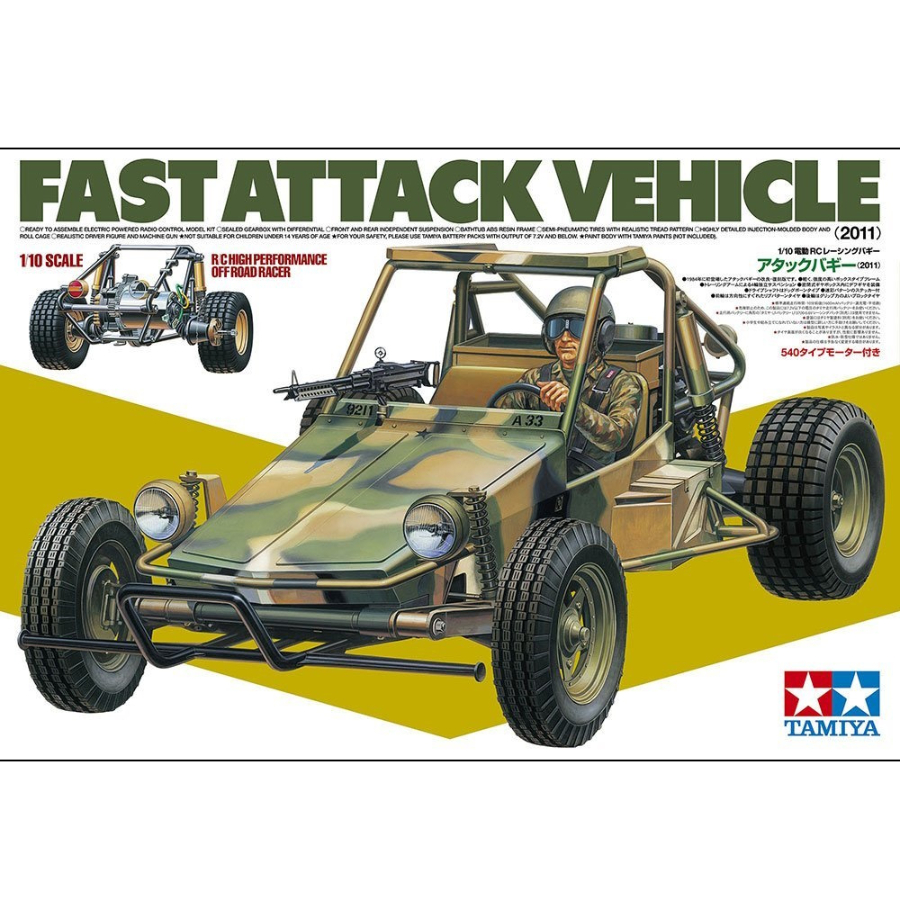 Tamiya Radio Control Kit 1:10 Fast Attack 2011