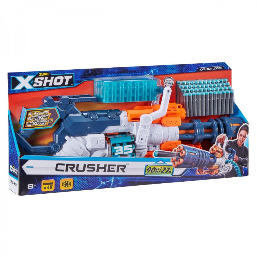 XSHOT Excel Crusher With 48 Darts & Dart Belt