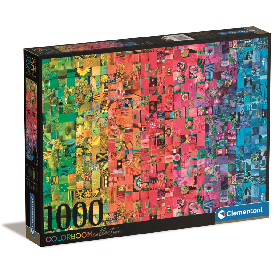 Clementoni 1000 Piece Puzzle Colorbloom Collage