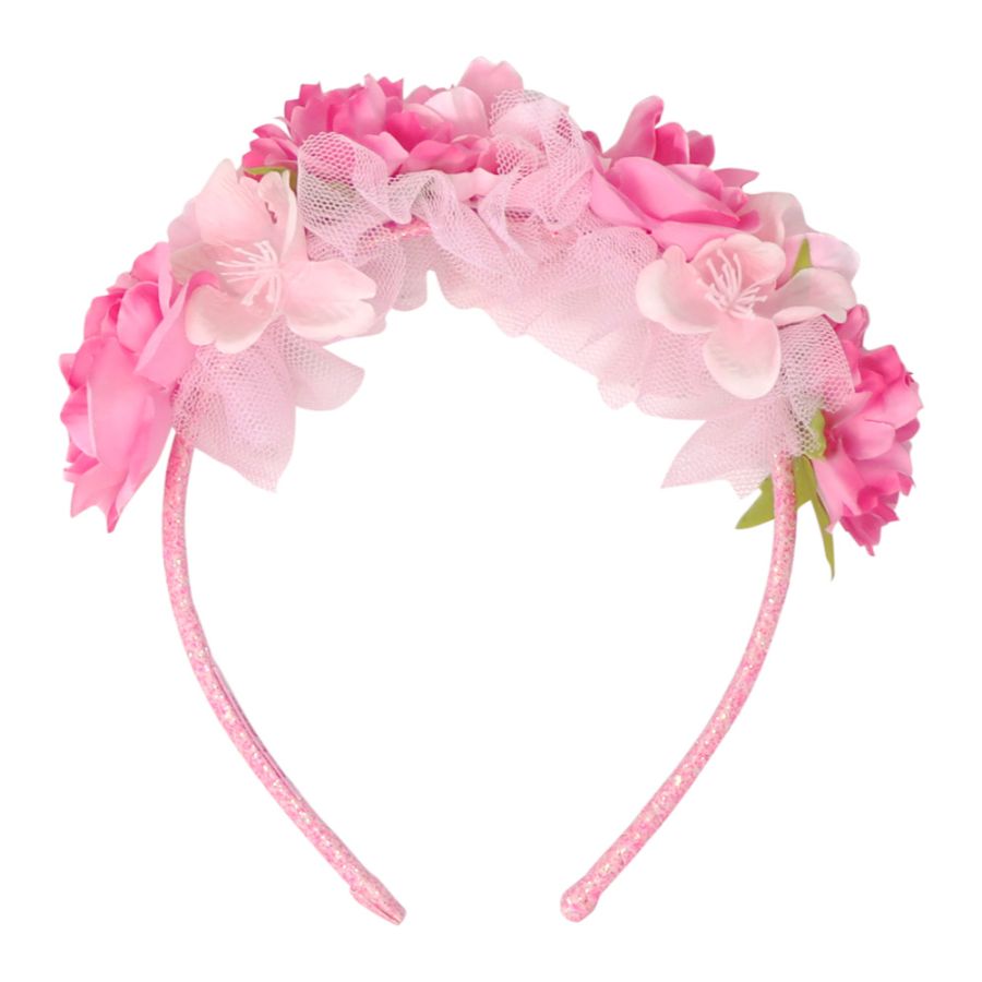 Headband Floral Pale Pinks