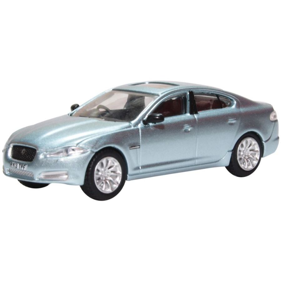 Oxford Diecast 1:76 Jaguar XF Crystal Blue