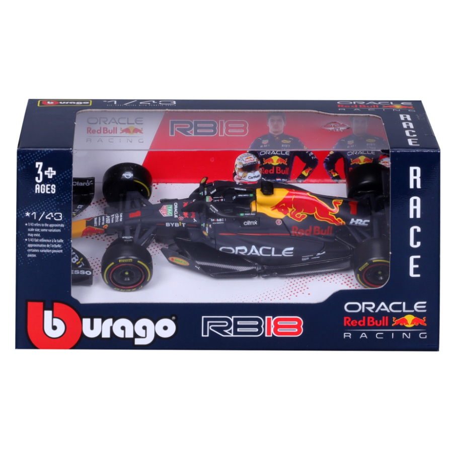 Bburago Diecast 1:43 Formula 1 Red Bull Racing Verstappen
