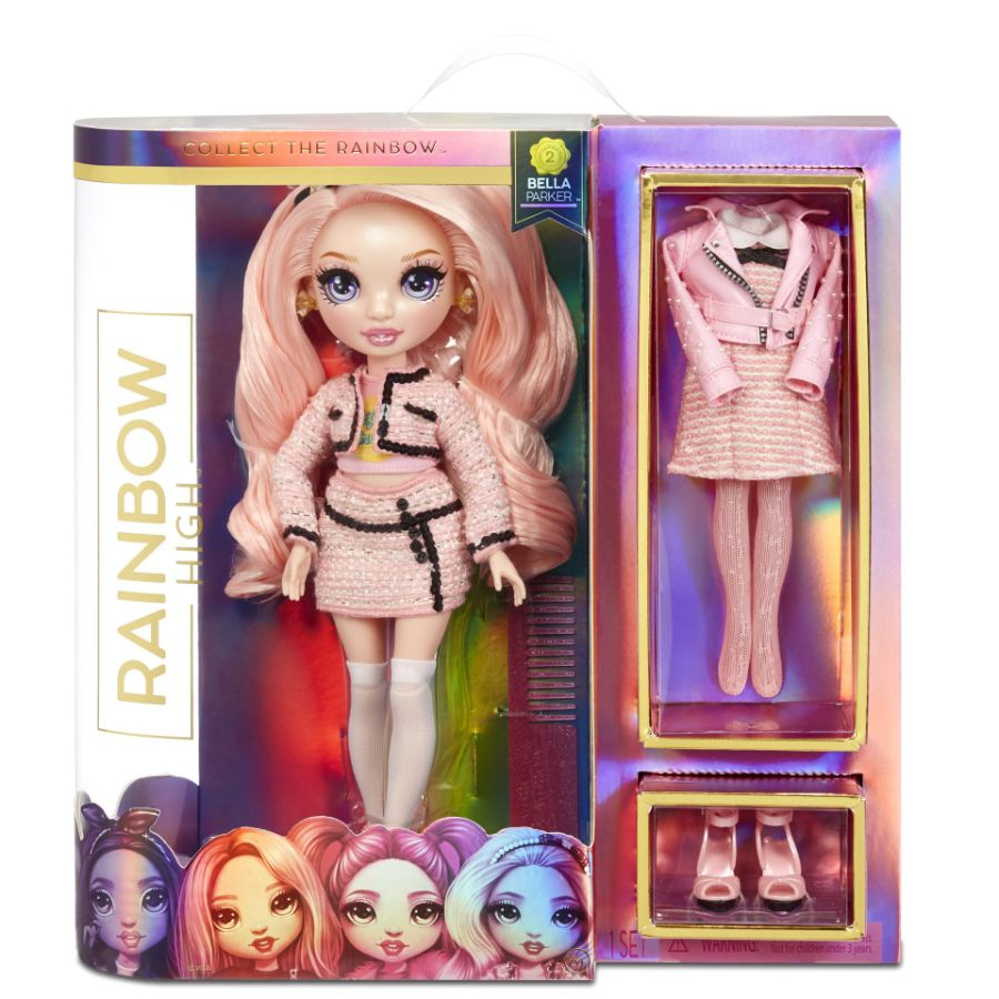 Rainbow High Fashion Doll Bella Parker Pink