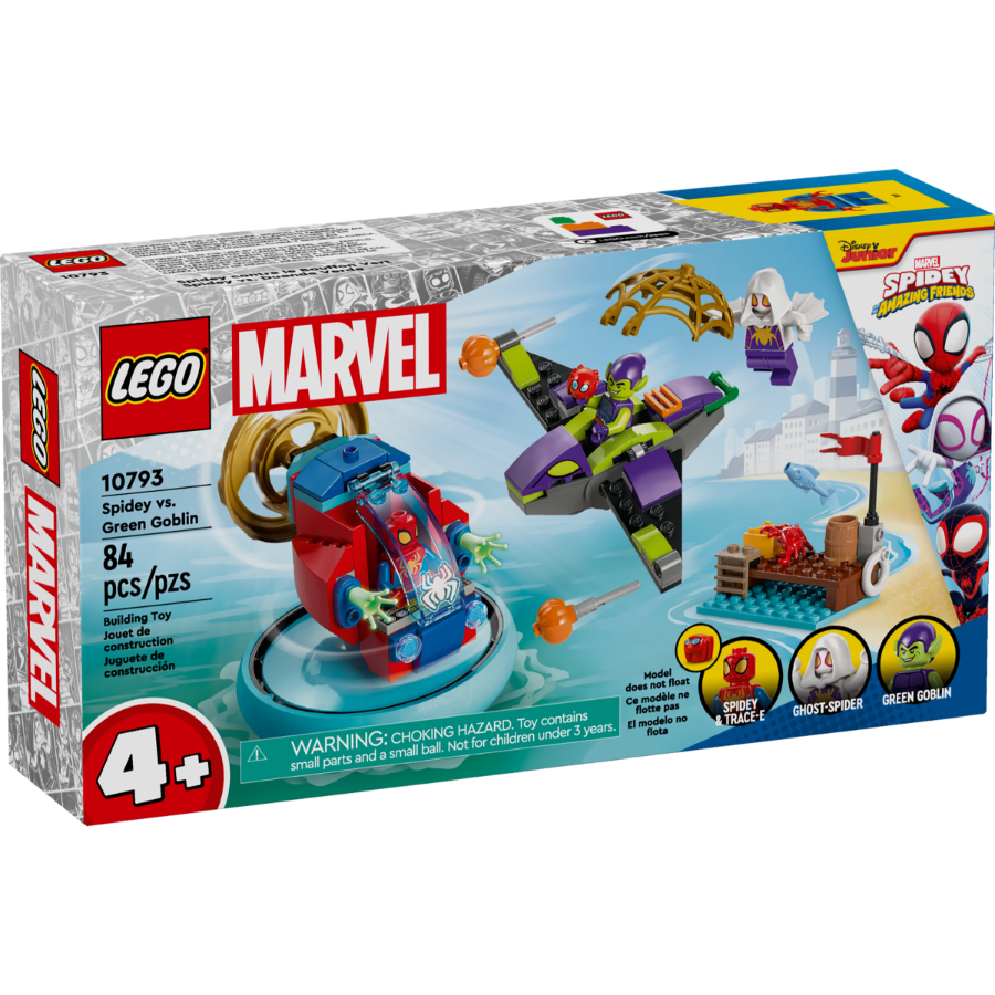 LEGO Spidey And His Amazing Friends Spidey Vs Green Goblin Age 4+ Set