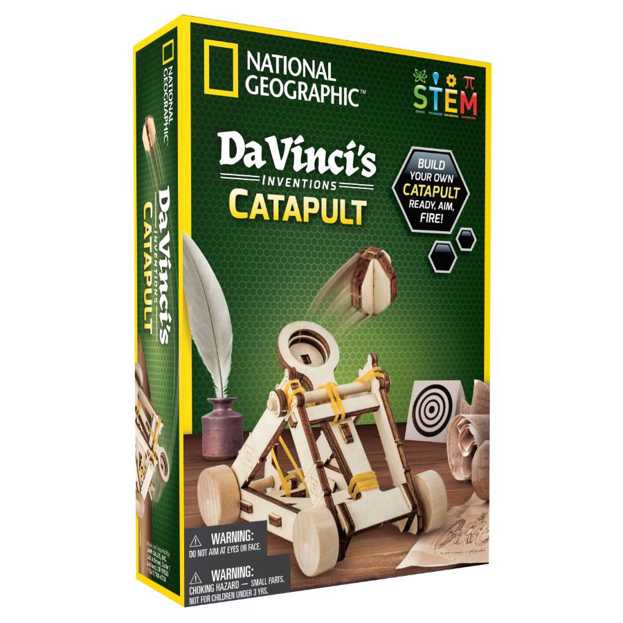 National Geographic Da Vincis Inventions Catapult Kit