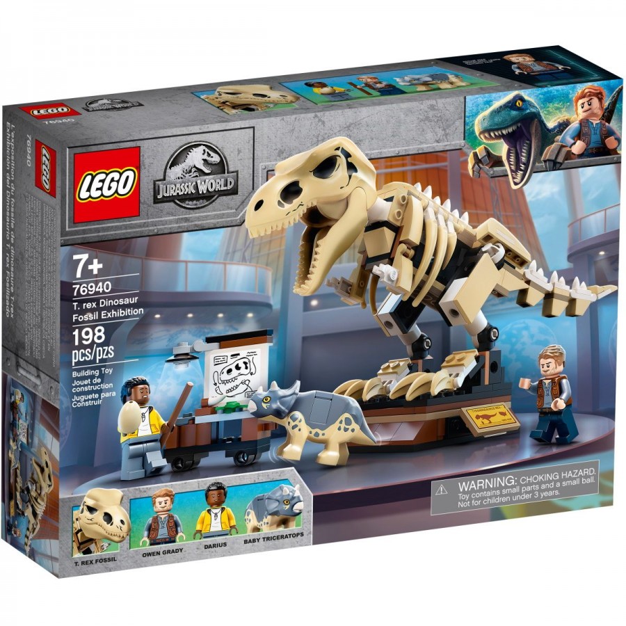 LEGO Jurassic World T-Rex Dinosaur Fossil Exhibition