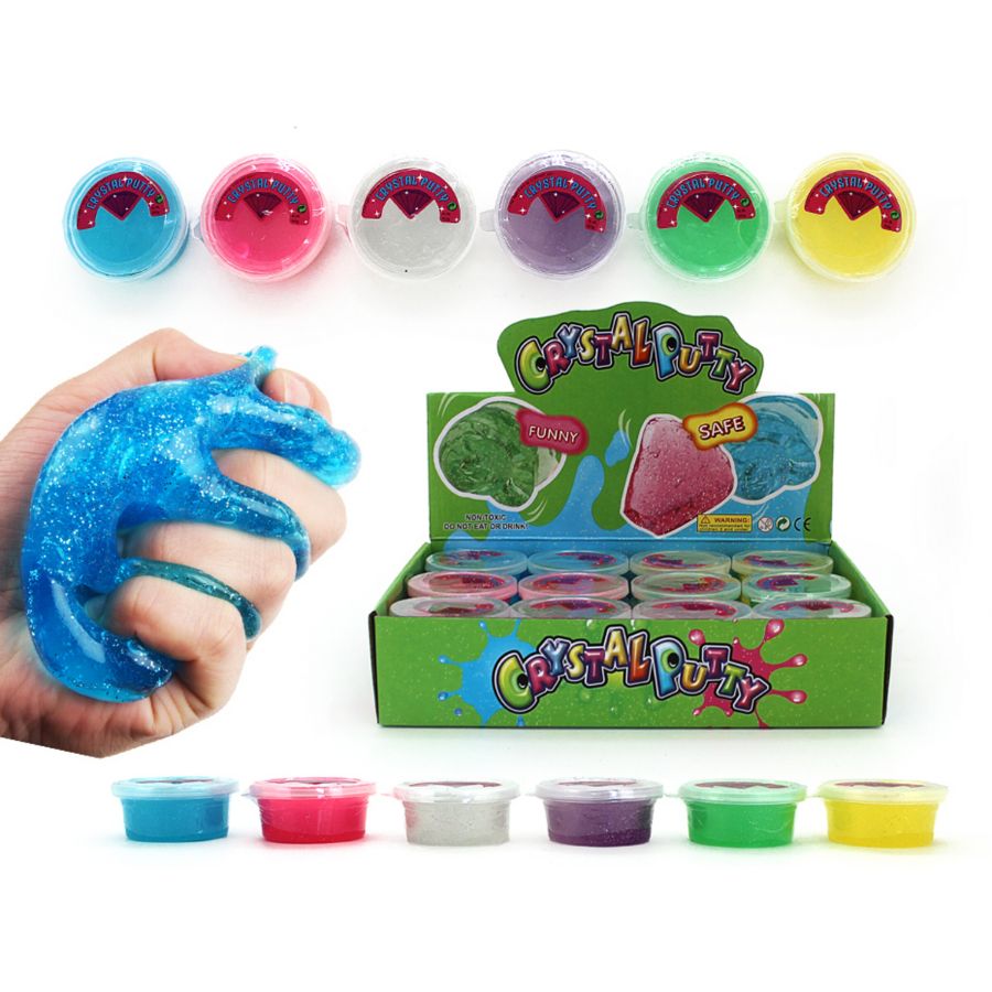 Crystal Glitter Putty Assorted