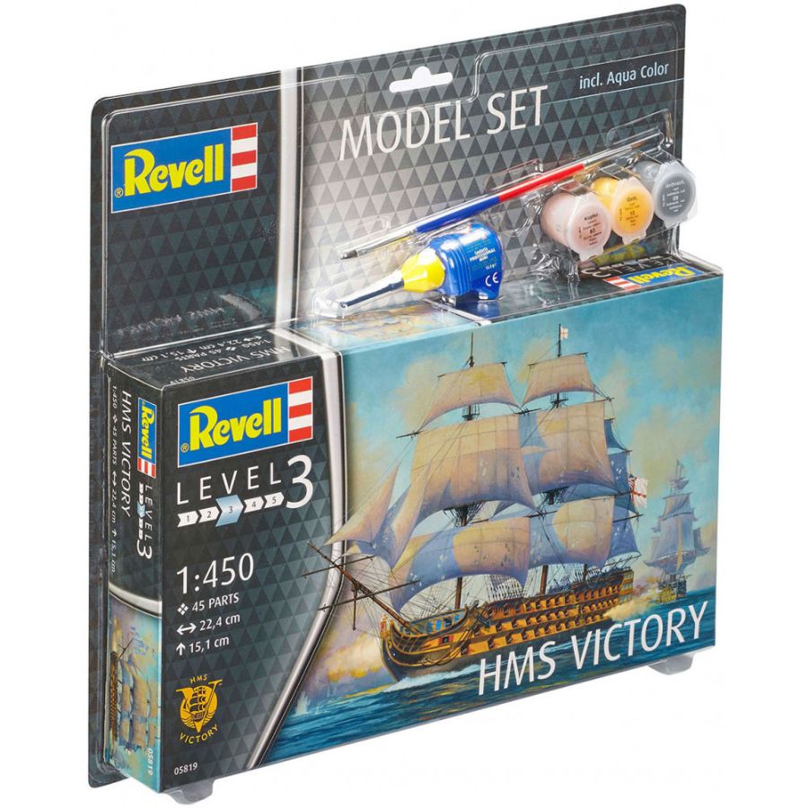 Revell Model Kit Gift Set 1:450 HMS Victory