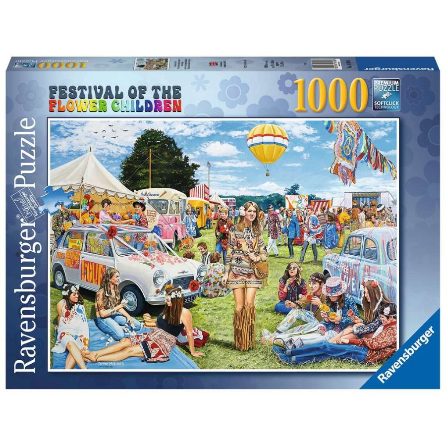 Ravensburger Puzzle 1000 Piece Festival Of Flower Children