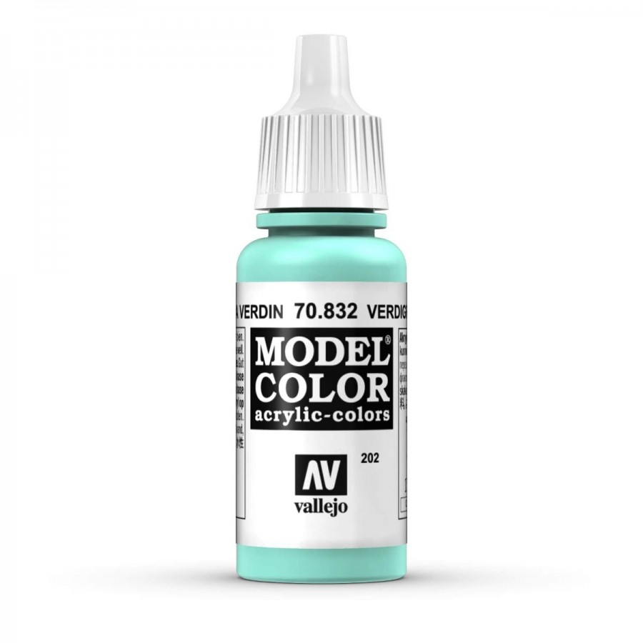 Vallejo Acrylic Paint Model Colour Verdigris Glaze 17ml