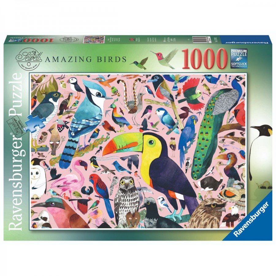 Ravensburger Puzzle 1000 Piece Amazing Birds