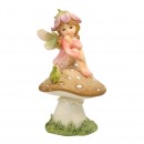 Flower Garden Fairy On Mushroom
