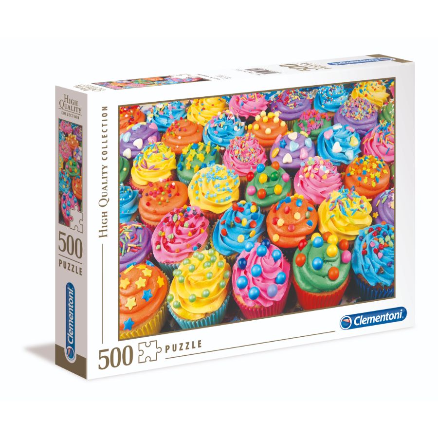 Clementoni Puzzle 500 Piece Colourful Cupcakes