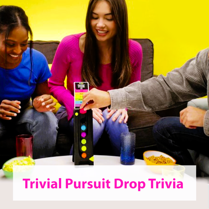 Try New Trivial Pursuit Drop Trivia