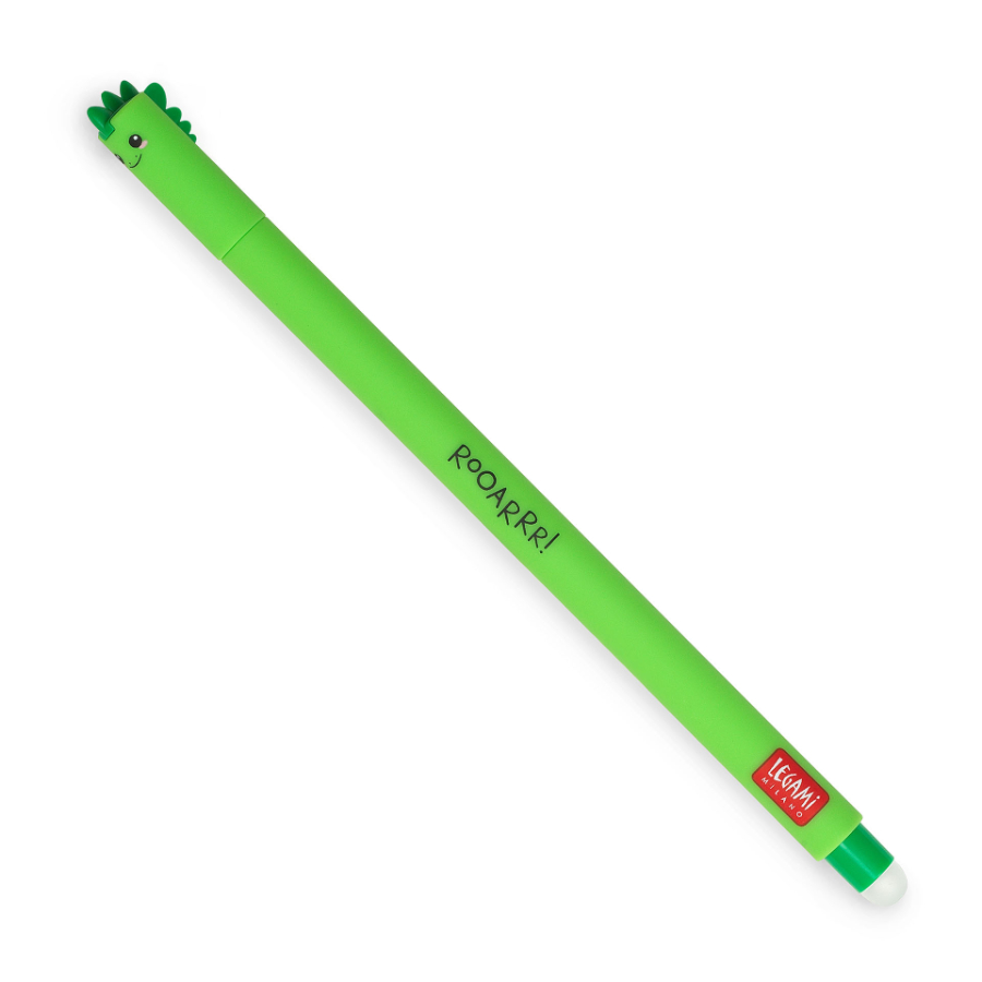 Legami Erasable Gel Pen Dino Green Ink