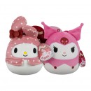 Squishmallows 8 Inch Plush Hello Kitty Valentines Day Pairs Assorted