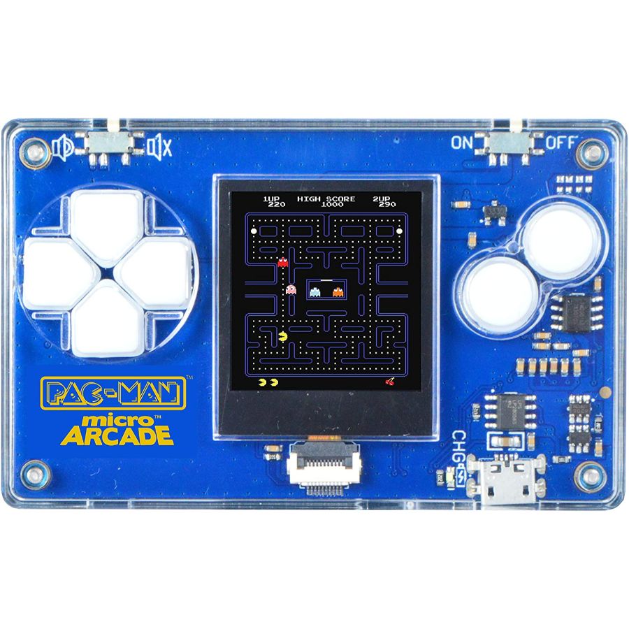 Micro Arcade Pac-Man Handheld Electronic Game