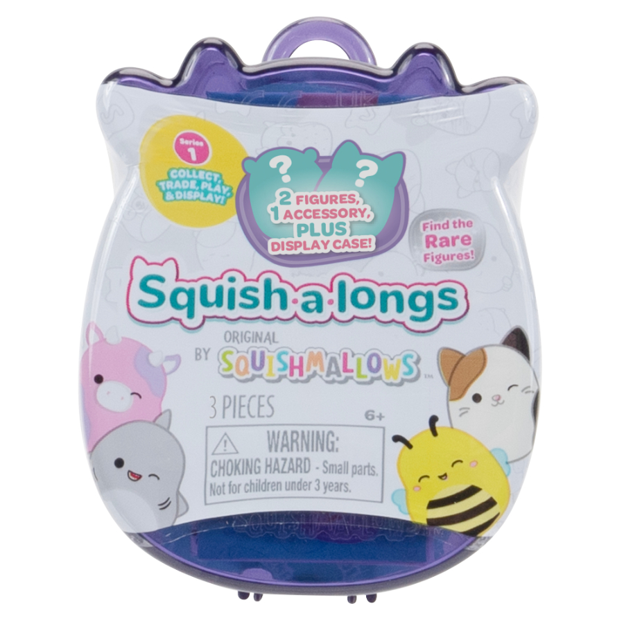 Squishmallows Squish-A-Longs Collectibles 2 Pack Surprise Assorted