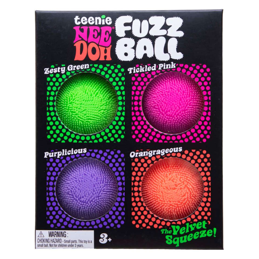 Schylling Nee-Doh Fuzz Ball Teenies Multipack
