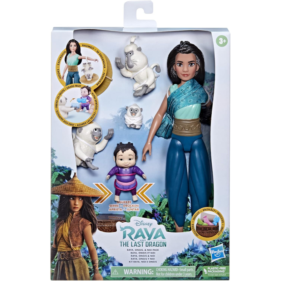 Disney Raya Deluxe Figure With Ongis Noi & Accessories