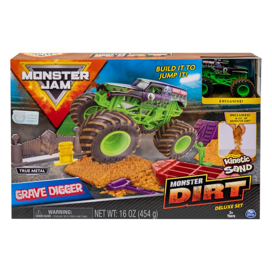 Monster Jam Kinetic Dirt Playset