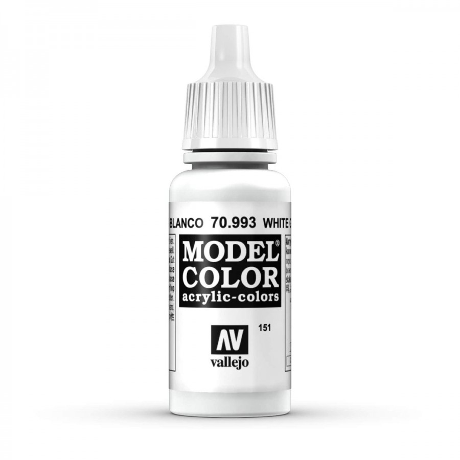 Vallejo Acrylic Paint Model Colour White Grey 17ml