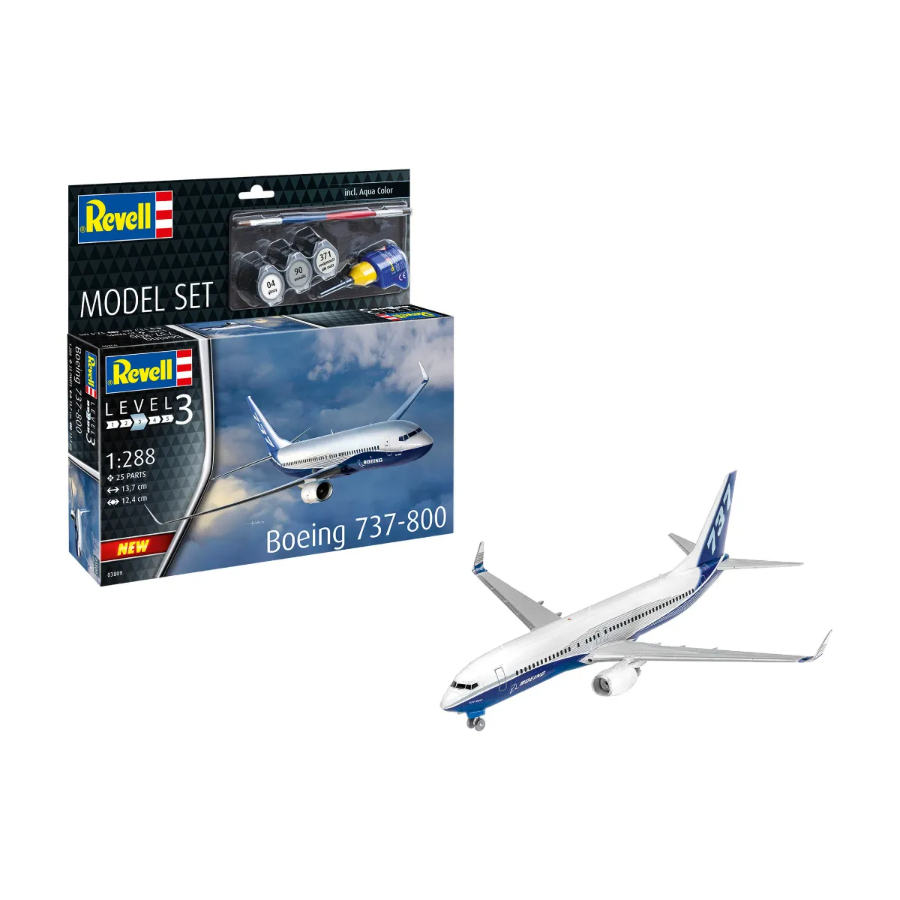 Revell Model Kit Gift Set 1:288 Boeing 737-800